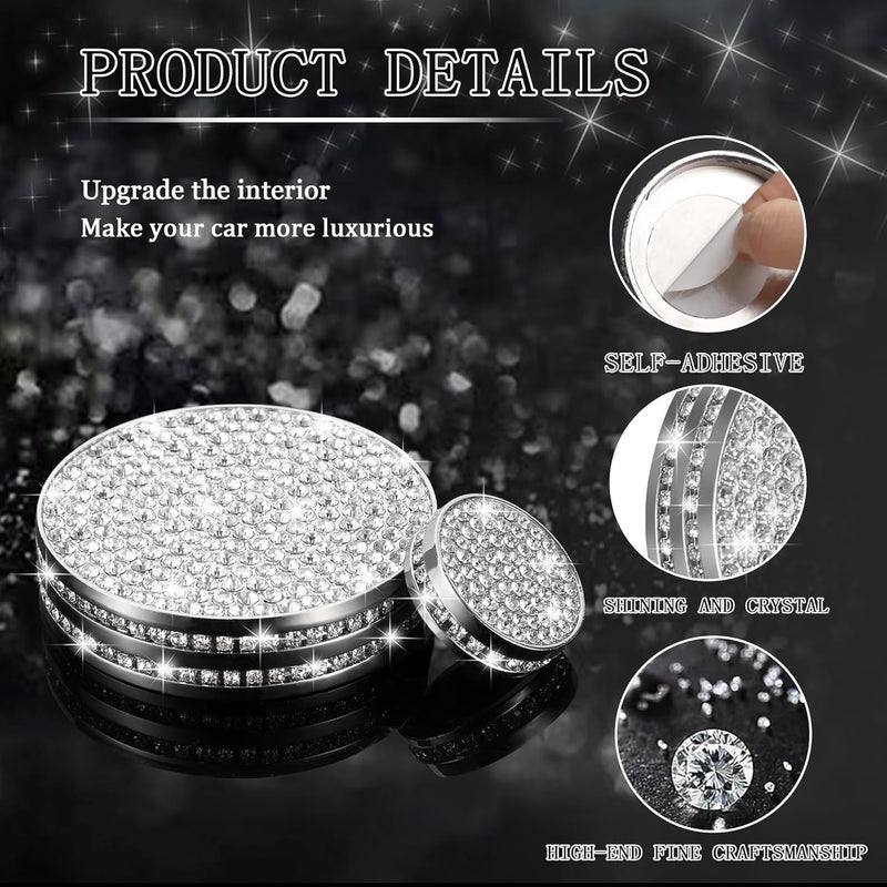 TOMALL Bling Center Console Multimedia Knob Button Cover Compatible with Cadillac CT5 CT6 XT4 XT5 XT6 Crystal Media Button Cover Trim Bling Interior Modification Trims for Car Accessories - Image 4
